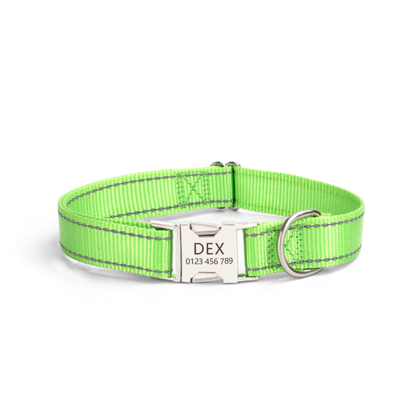 Collier Réfléchissant en Nylon pour Chien – vue 3