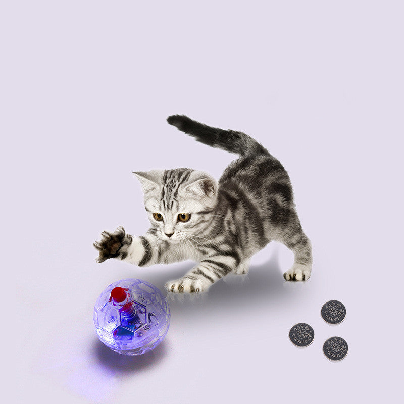 Balle Lumineuse Interactive Chat & Chien – vue 1