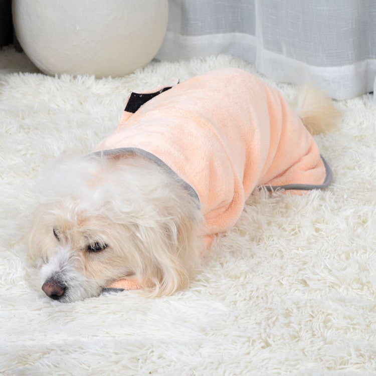 Peignoir absorbant en microfibre pour animal / Microfiber pet bathrobe — vue 4 / view 4