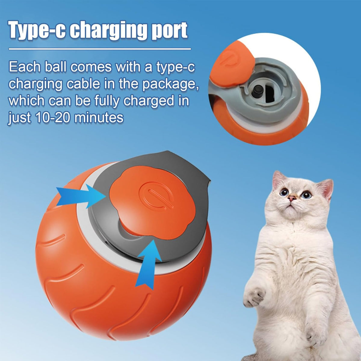 Balle Speedy Tail pour Chat – vue 9