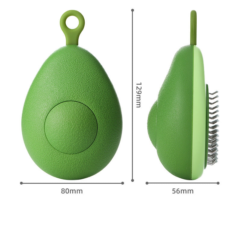 Brosse autonettoyante fruit pour chat et chien / Fruit-shaped self-cleaning pet brush — vue 11 / view 11