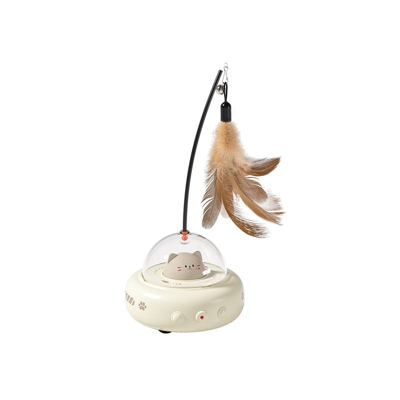 Jouet Interactif UFO pour Chat avec Plume – vue 8