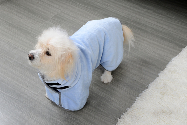 Peignoir absorbant en microfibre pour animal / Microfiber pet bathrobe — vue 11 / view 11