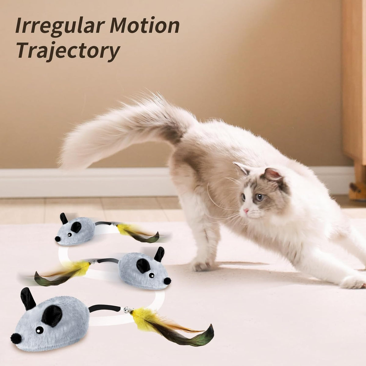 Souris Interactive Électrique pour Chat – vue 7