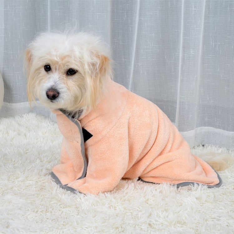 Peignoir absorbant en microfibre pour animal / Microfiber pet bathrobe — vue 9 / view 9
