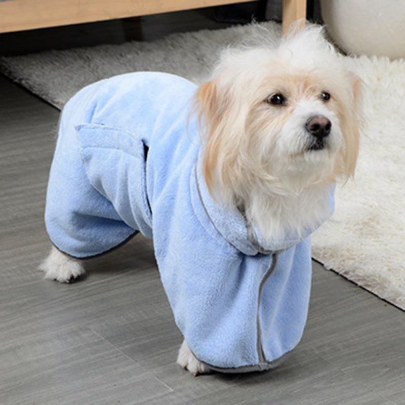 Peignoir absorbant en microfibre pour animal / Microfiber pet bathrobe — vue 6 / view 6