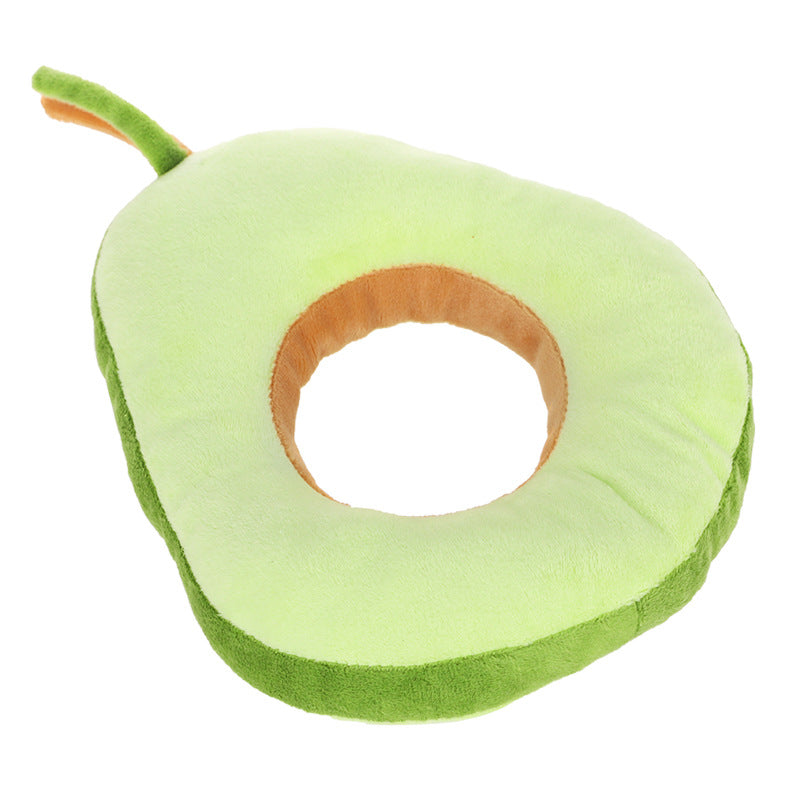 Coiffe peluche avocat ou toast pour chat / Plush avocado or toast cat headpiece — vue 5 / view 5