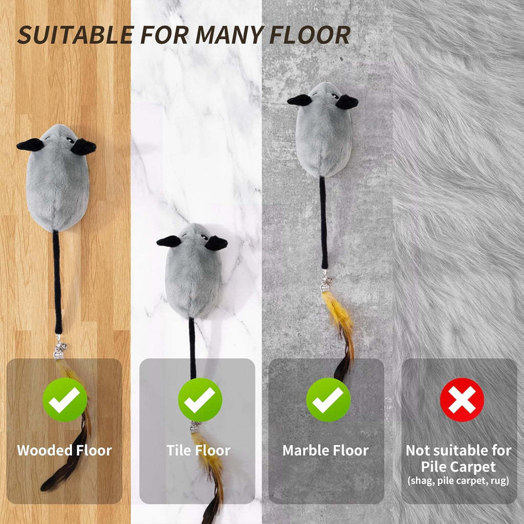 Souris Interactive Électrique pour Chat – vue 5