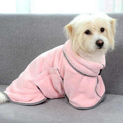 Peignoir absorbant en microfibre pour animal / Microfiber pet bathrobe — vue 13 / view 13