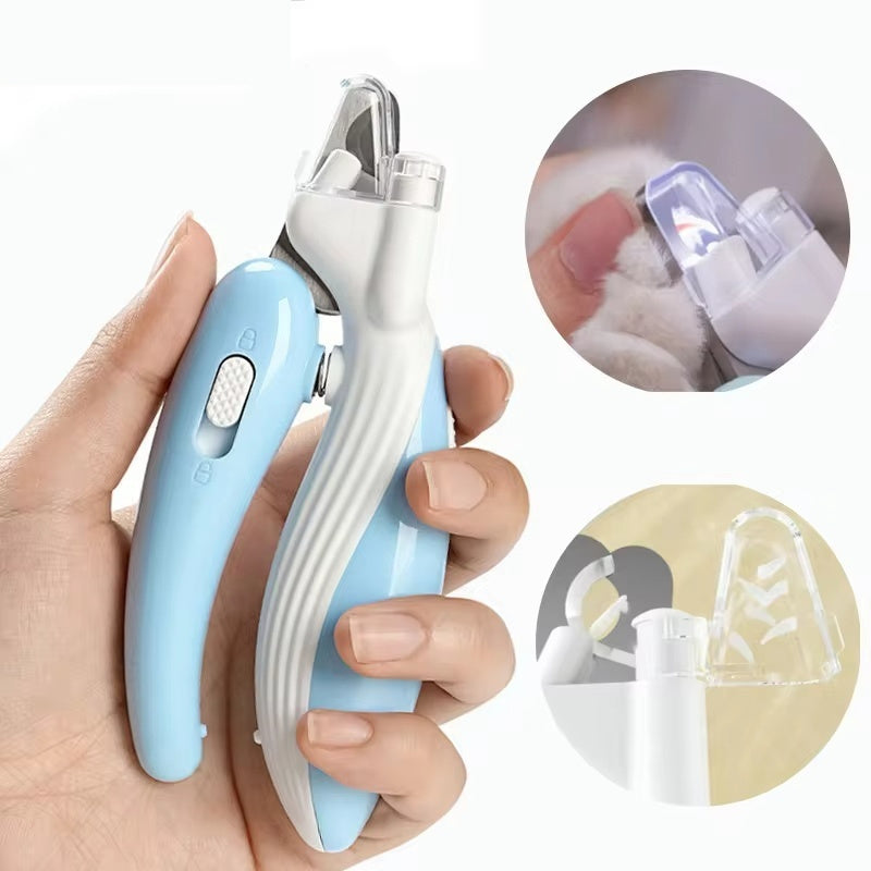 Coupe-griffes DEL pour chat et chien / LED pet nail clipper — vue 1 / view 1