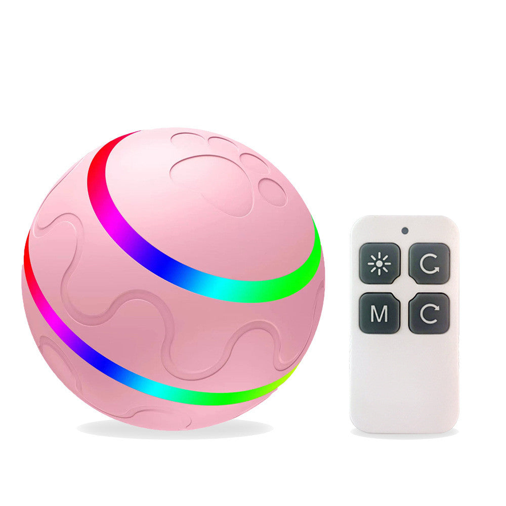 Balle interactive rechargeable pour chat / Rechargeable interactive cat ball — vue 3 / view 3