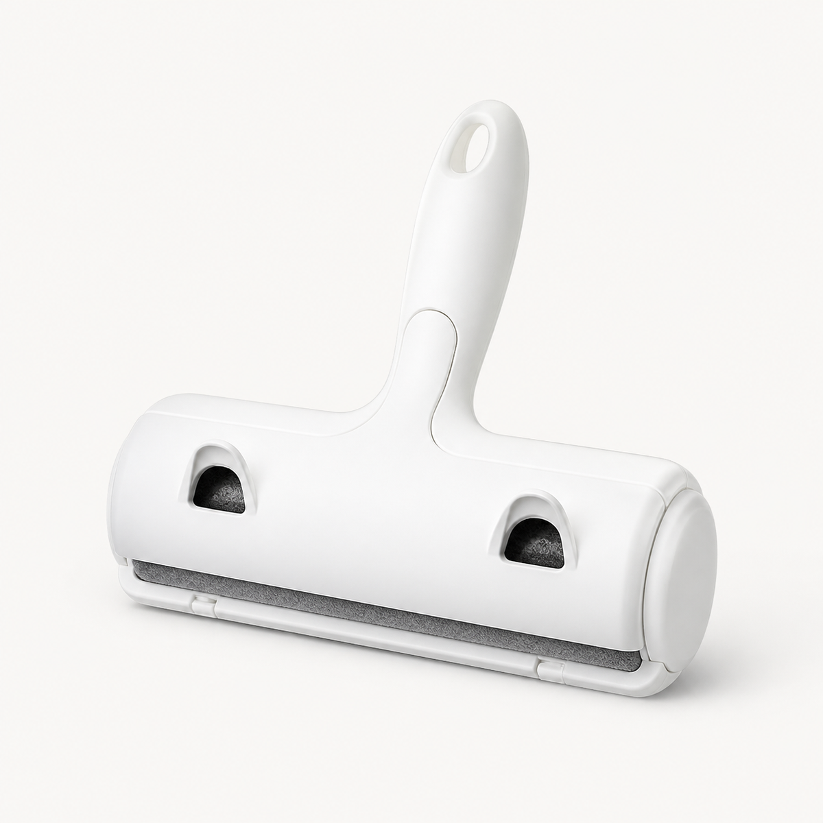 Rouleau anti-poils réutilisable blanc pour chat et chien